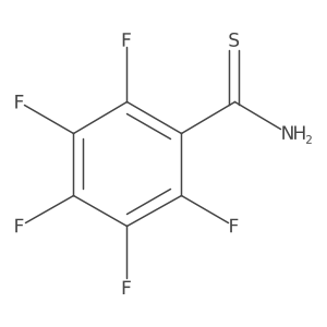 Pentafluorothiobenzamide结构式