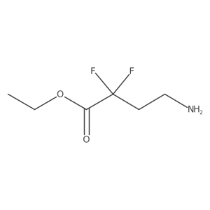 Ethyl 4-amino-2,2-difluorobutanoate Structure