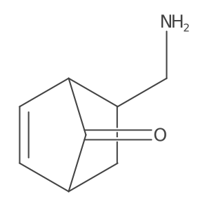 5-(Aminomethyl)bicyclo[2.2.1]hept-2-en-7-one Structure