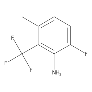6-Fluoro-3-methyl-2-(trifluoromethyl)aniline结构式