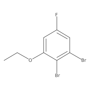 Benzene, 1,2-dibromo-3-ethoxy-5-fluoro-结构式