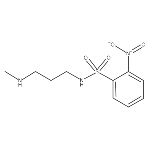 N-[3-(Methylamino)propyl]-2-nitrobenzene-1-sulfonamide Structure