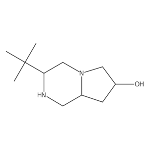(3S,7R,8AS)-3-(tert-butyl)octahydropyrrolo[1,2-a]pyrazin-7-ol Structure