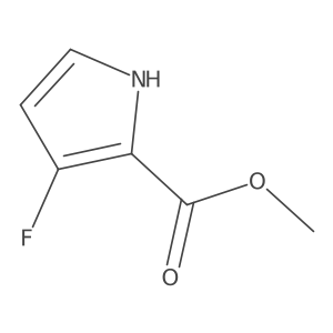 Methyl 3-fluoro-1H-pyrrole-2-carboxylate结构式