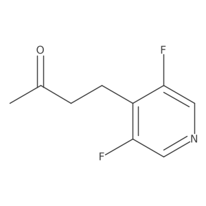 4-(3,5-Difluoropyridin-4-yl)butan-2-one结构式
