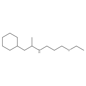 (1-Cyclohexylpropan-2-yl)(3-ethoxypropyl)amine结构式