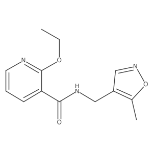 2-ethoxy-N-((5-methylisoxazol-4-yl)methyl)nicotinamide Structure