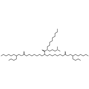 Bis(2-butyloctyl) 9-((3-(dimethylamino)propyl)(nonyl)carbamoyl)heptadecanedioate Structure