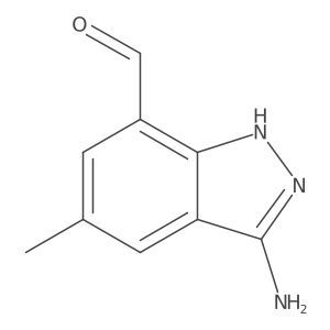 3-Amino-5-methyl-1H-indazole-7-carbaldehyde Structure