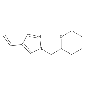 4-ethenyl-1-[(oxan-2-yl)methyl]-1H-pyrazole结构式