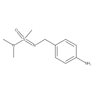 N-[(4-aminophenyl)methyl]-N,N-dimethylmethanesulfonoimidamide Structure