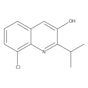 8-Chloro-2-(propan-2-yl)quinolin-3-ol Structure