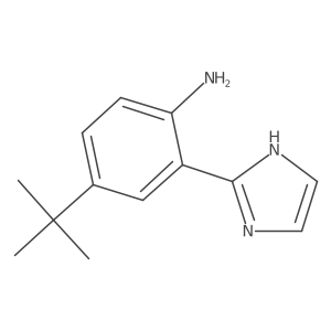 4-tert-butyl-2-(1H-imidazol-2-yl)aniline Structure