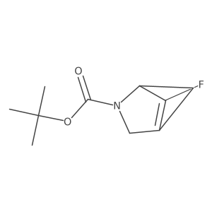 tert-Butyl (R)-5-fluoro-2-azabicyclo[2.1.1]hex-4-ene-2-carboxylate Structure