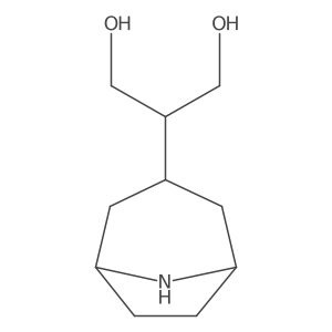 2-{8-Azabicyclo[3.2.1]octan-3-yl}propane-1,3-diol结构式