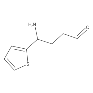 4-Amino-4-(thiophen-2-yl)butanal结构式