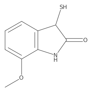 7-methoxy-3-sulfanyl-2,3-dihydro-1H-indol-2-one Structure