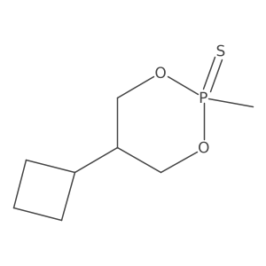 5-Cyclobutyl-2-methyl-1,3,2lambda5-dioxaphosphinane-2-thione结构式