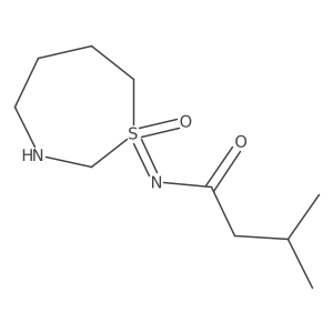 3-methyl-N-(1-oxo-1,3-thiazepan-1-ylidene)butanamide Structure