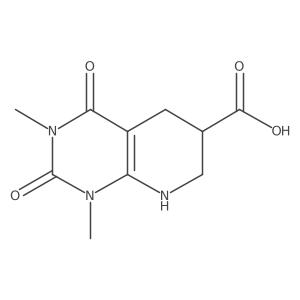 1,3-Dimethyl-2,4-dioxo-5,6,7,8-tetrahydropyrido[2,3-d]pyrimidine-6-carboxylic acid Structure