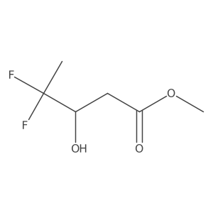 methyl (3S)-4,4-difluoro-3-hydroxypentanoate结构式