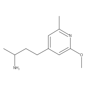 (2S)-4-(2-methoxy-6-methylpyridin-4-yl)butan-2-amine Structure