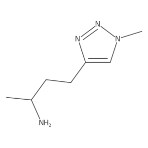 (2R)-4-(1-methyl-1H-1,2,3-triazol-4-yl)butan-2-amine Structure