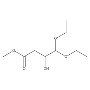 methyl (3R)-4,4-diethoxy-3-hydroxybutanoate Structure