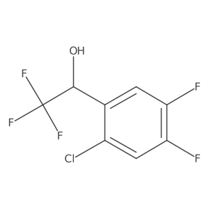 (1R)-1-(2-chloro-4,5-difluorophenyl)-2,2,2-trifluoroethan-1-ol Structure