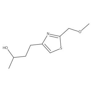 (2R)-4-[2-(methoxymethyl)-1,3-thiazol-4-yl]butan-2-ol结构式