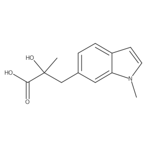 2-hydroxy-2-methyl-3-(1-methyl-1H-indol-6-yl)propanoic acid Structure