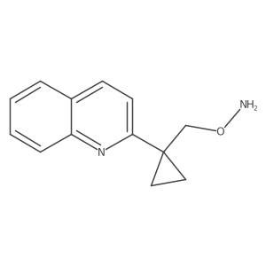 O-{[1-(quinolin-2-yl)cyclopropyl]methyl}hydroxylamine Structure