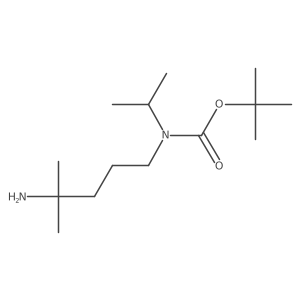 tert-butyl N-(4-amino-4-methylpentyl)-N-(propan-2-yl)carbamate Structure