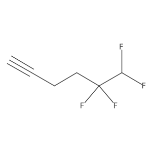 5,5,6,6-Tetrafluorohex-1-yne Structure
