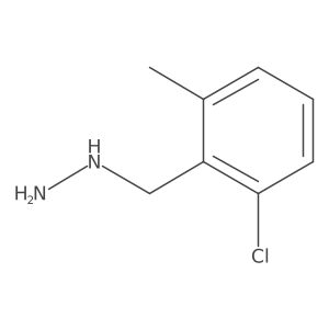 [(2-Chloro-6-methylphenyl)methyl]hydrazine结构式