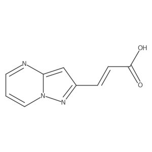 3-{Pyrazolo[1,5-a]pyrimidin-2-yl}prop-2-enoic acid Structure