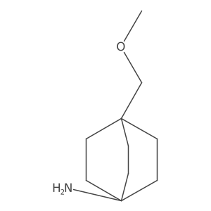 4-(Methoxymethyl)bicyclo[2.2.2]octan-1-amine结构式
