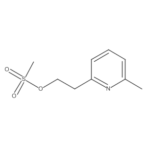 2-(6-Methylpyridin-2-yl)ethyl methanesulfonate Structure