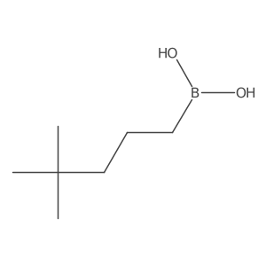 (4,4-Dimethylpentyl)boronic acid结构式
