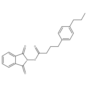 1,3-dioxo-2,3-dihydro-1H-isoindol-2-yl 4-(4-propylphenyl)butanoate Structure