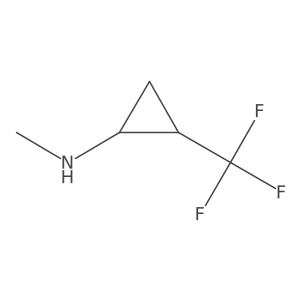 N-methyl-2-(trifluoromethyl)cyclopropanamine结构式