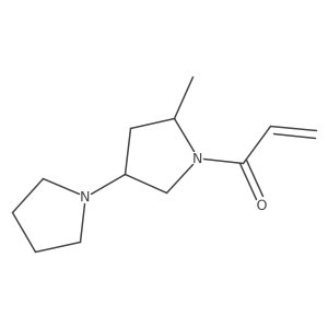 1-[2-Methyl-4-(pyrrolidin-1-yl)pyrrolidin-1-yl]prop-2-en-1-one Structure