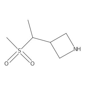 3-[1-(Methylsulfonyl)ethyl]azetidine Structure