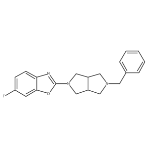 2-{5-Benzyl-octahydropyrrolo[3,4-c]pyrrol-2-yl}-6-fluoro-1,3-benzoxazole Structure