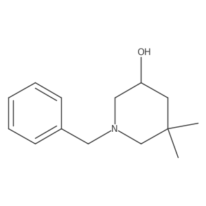 (S)-1-Benzyl-5,5-dimethylpiperidin-3-ol结构式