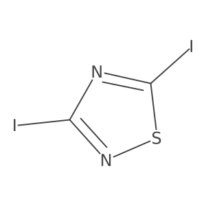3,5-Diiodo-1,2,4-thiadiazole Structure