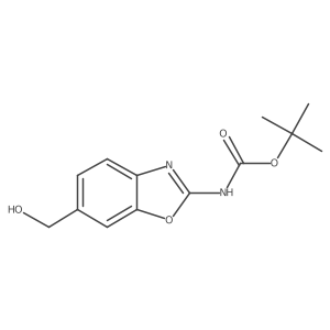 tert-butyl N-[6-(hydroxymethyl)-1,3-benzoxazol-2-yl]carbamate Structure