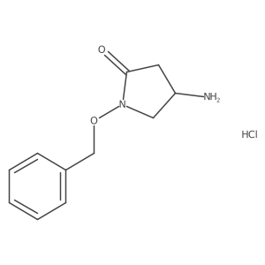 4-Amino-1-phenylmethoxypyrrolidin-2-one;hydrochloride结构式