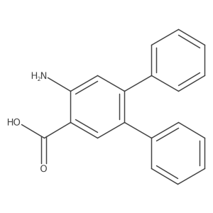2-Amino-4,5-diphenylbenzoic acid结构式