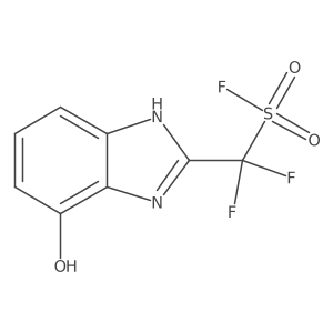 Difluoro(7-hydroxy-1H-benzo[d]imidazol-2-yl)methanesulfonyl fluoride Structure